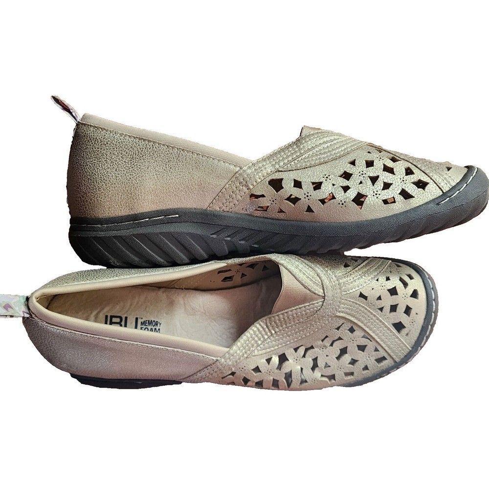 JBU by Jambu Size 11M Pecan Womens Comfort Gold Slip On Shoes Comfort